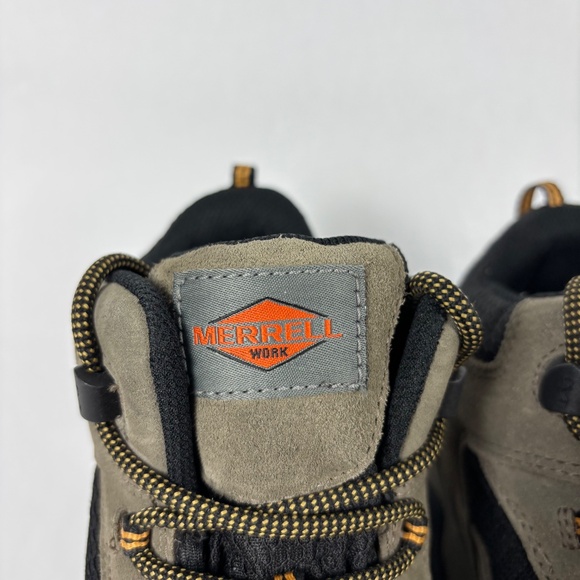 Merrell Work Moab Onset Mid Composite Toe Waterproof Boots Size Men's 7 -/ W8.5 - Picture 5 of 14